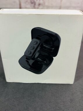 TikTok remote control page Wireless Bluetooth Earbuds with Charging Case - Black
